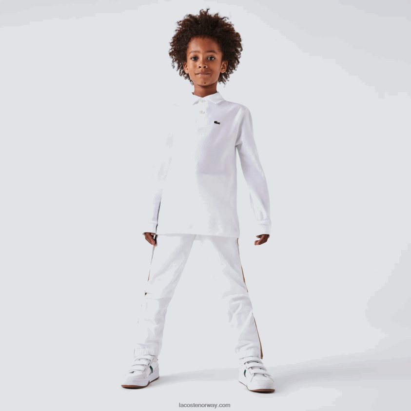 Lacoste petit pique polo med vanlig passform 4J4X0T2944 hvit 001 barn