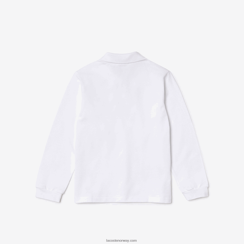 Lacoste petit pique polo med vanlig passform 4J4X0T2944 hvit 001 barn