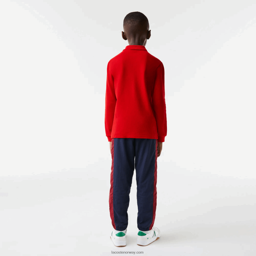 Lacoste petit pique polo med vanlig passform 4J4X0T2952 rød 240 barn