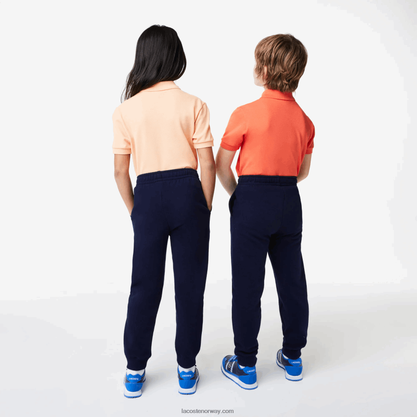 Lacoste fargeblokk joggebukser 4J4X0T3197 marineblå 166 barn