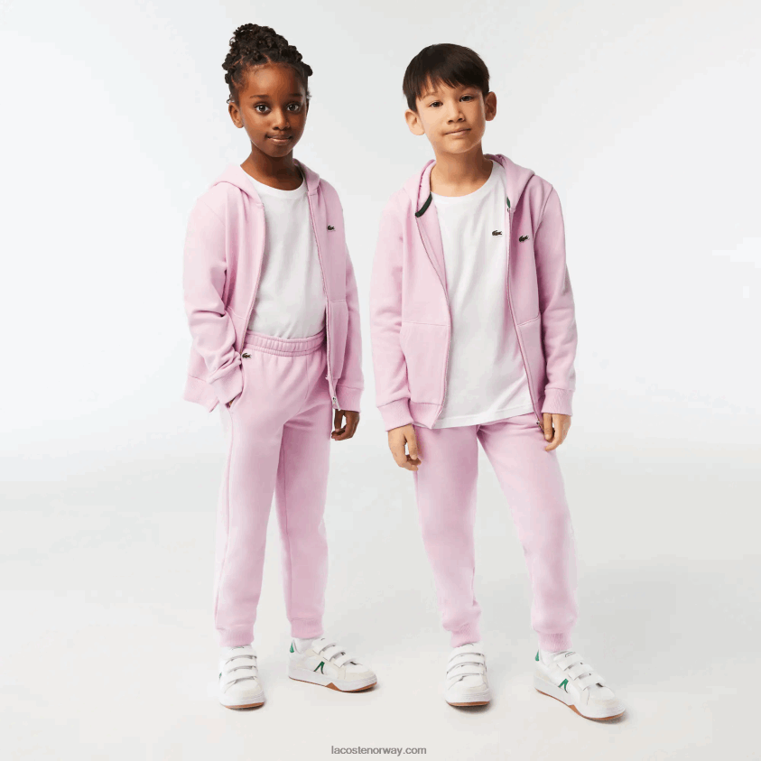 Lacoste fargeblokk joggebukser 4J4X0T3212 rosa z4h barn