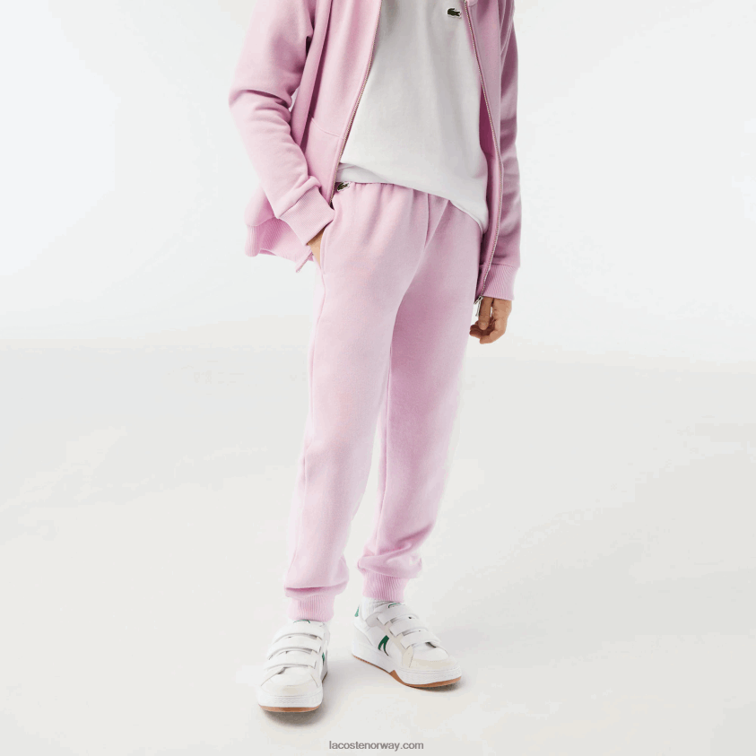 Lacoste fargeblokk joggebukser 4J4X0T3212 rosa z4h barn
