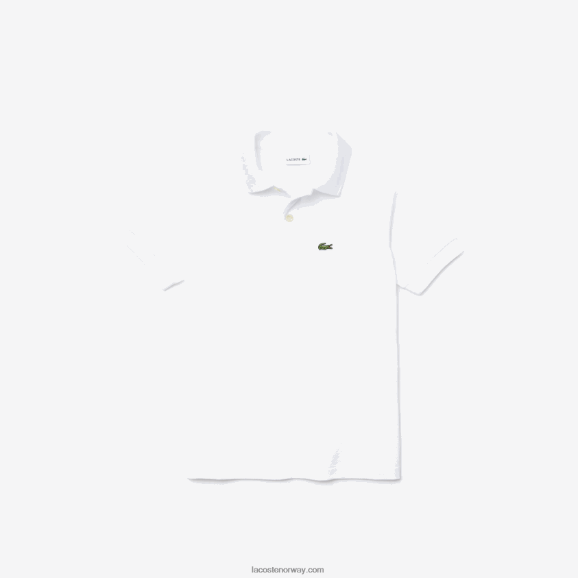 Lacoste petit pique polo med vanlig passform 4J4X0T3000 hvit 001 barn