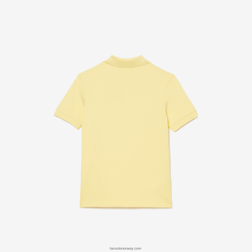 Lacoste petit pique polo med vanlig passform 4J4X0T3131 gul 107 barn