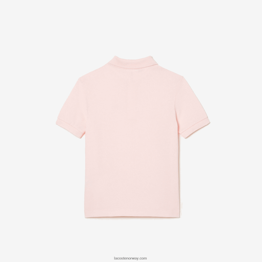 Lacoste petit pique polo med vanlig passform 4J4X0T3137 lys rosa t03 barn