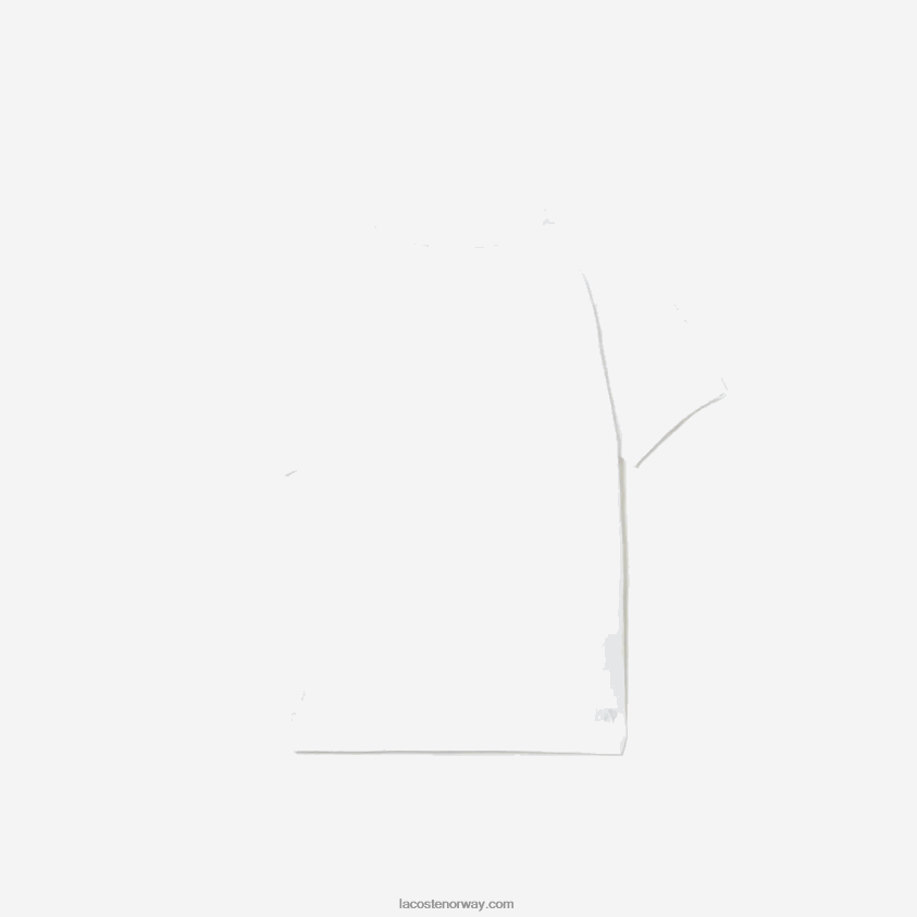 Lacoste sport pustende t-skjorte i bomullsblanding 4J4X0T3027 hvit 001 gutter