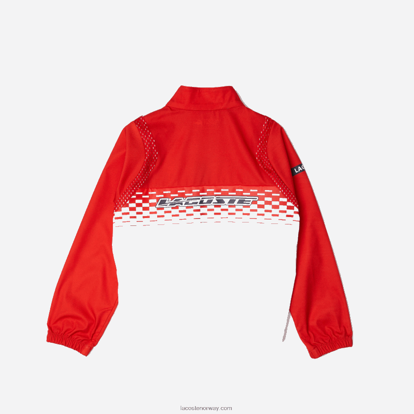 Lacoste tennis x daniil medvedev joggesett 4J4X0T3043 rød hvit blå cf1 gutter