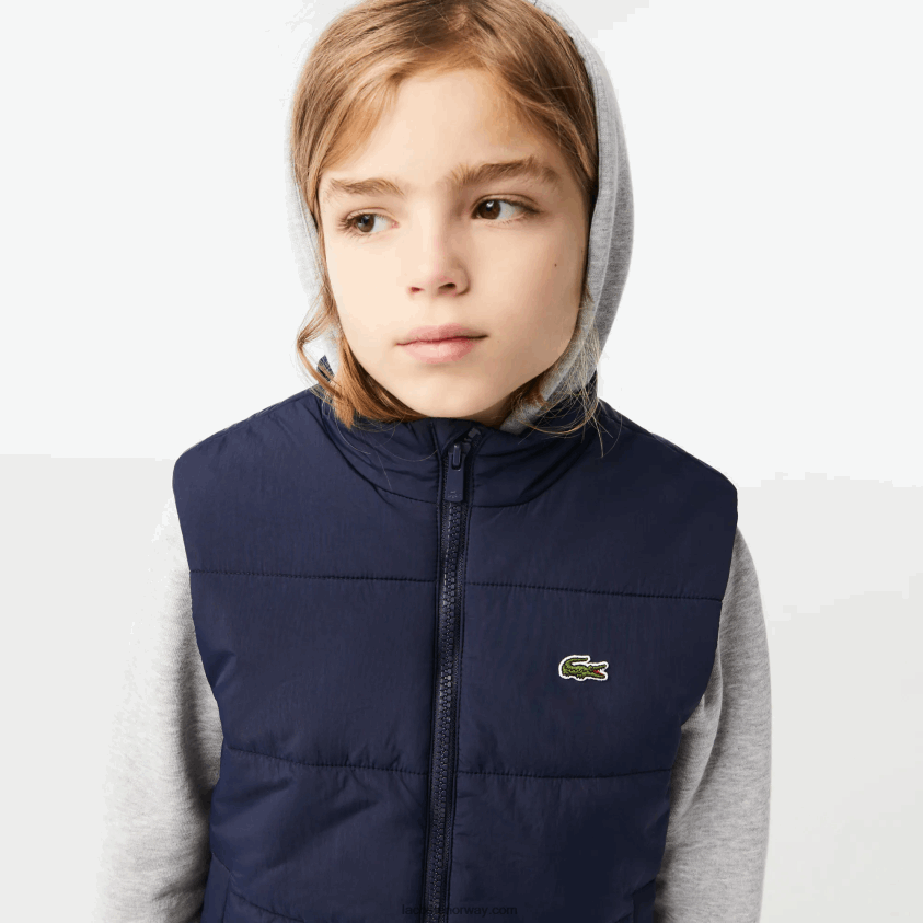 Lacoste vannavstøtende vest 4J4X0T3213 marineblå 166 barn
