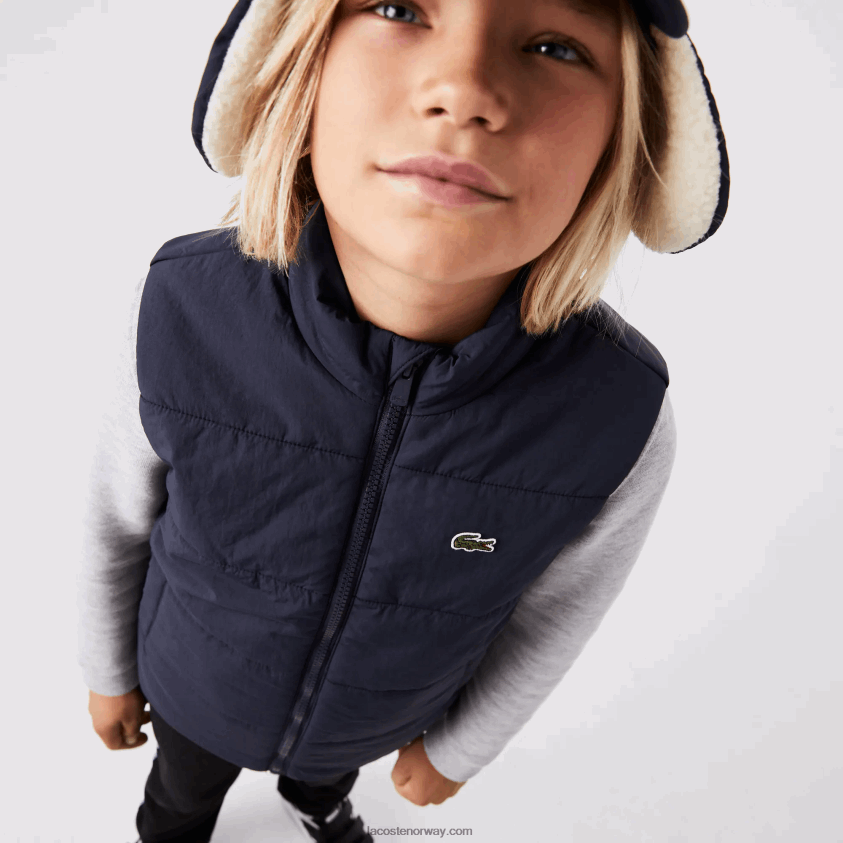 Lacoste vannavstøtende vest 4J4X0T3213 marineblå 166 barn