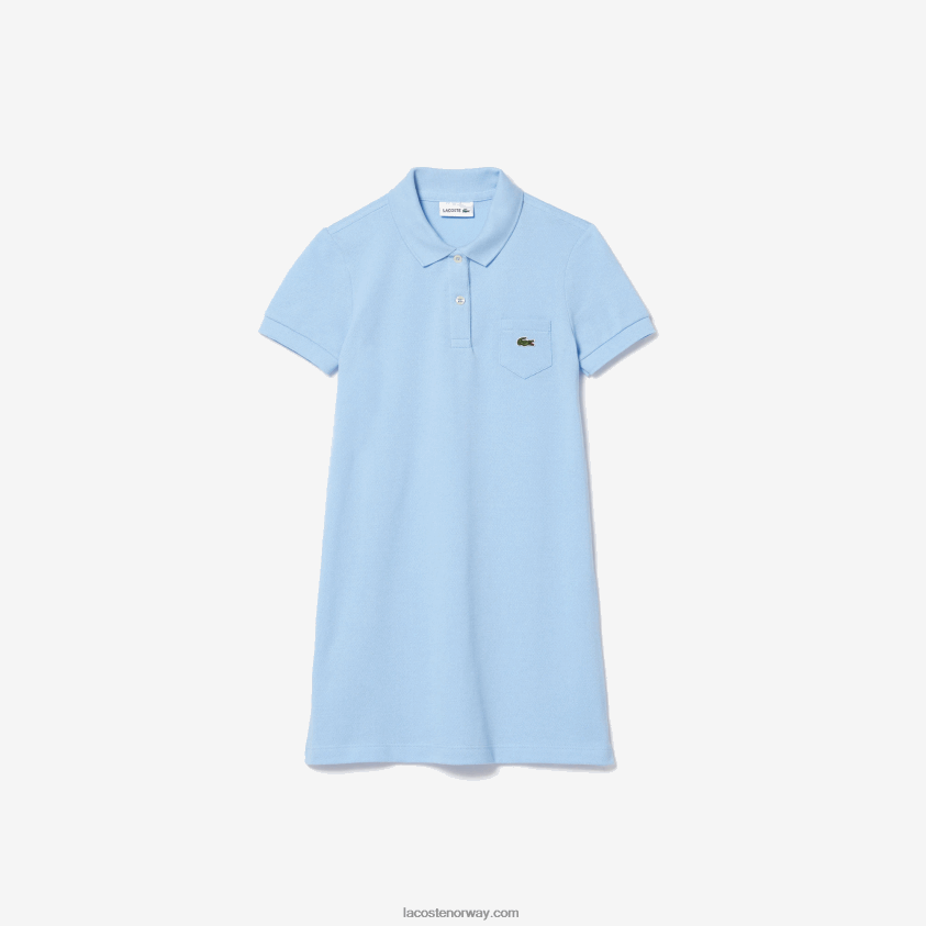 Lacoste polokjole i bomull 4J4X0T3094 blå hbp jenter