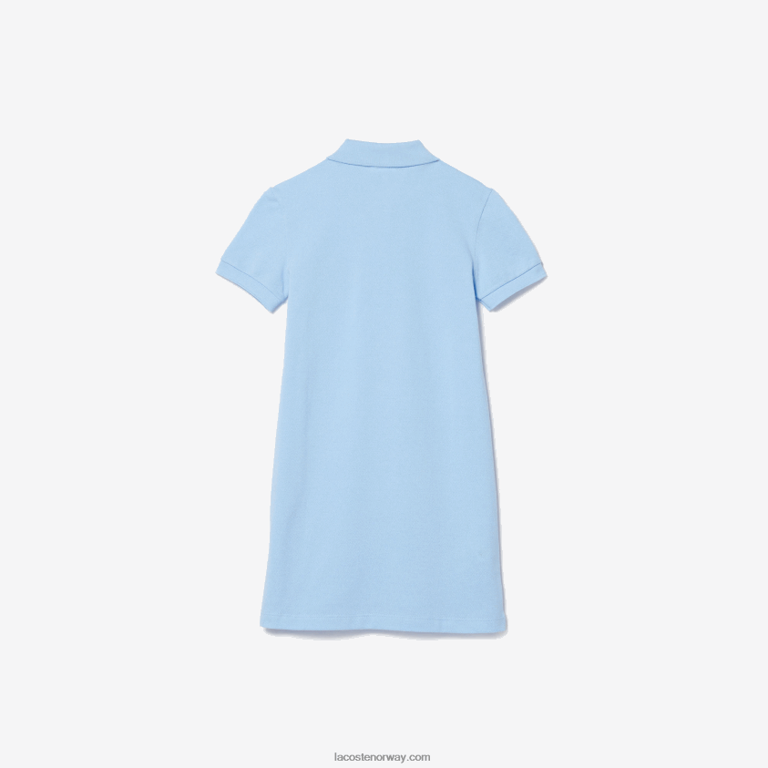 Lacoste polokjole i bomull 4J4X0T3094 blå hbp jenter