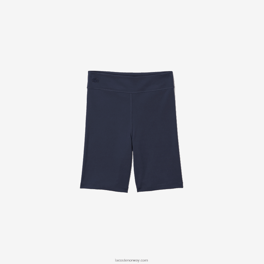 Lacoste resirkulert fiber syklus shorts 4J4X0T3086 blå kxe jenter
