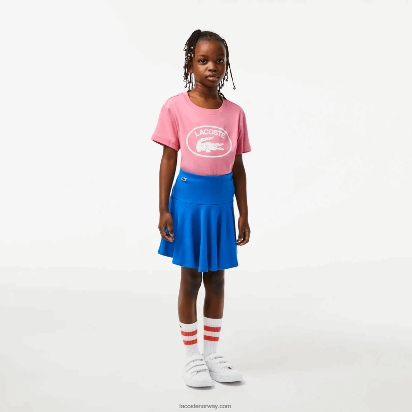 Lacoste stretch miniskjørt 4J4X0T3097 blå kxb jenter