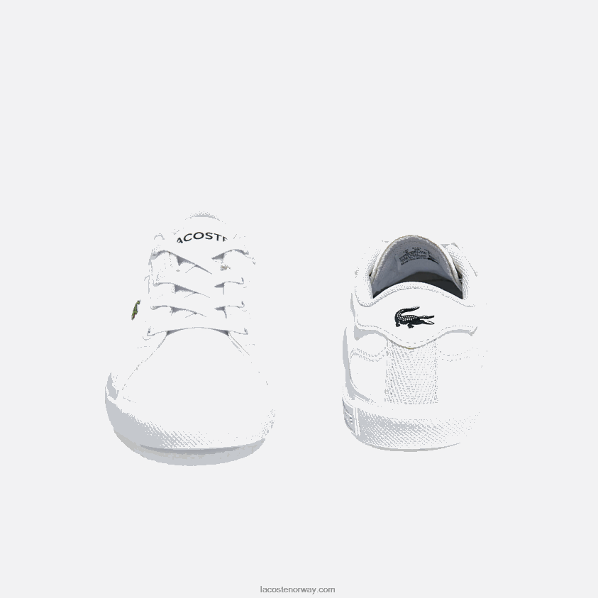 Lacoste Powercourt syntetiske joggesko 4J4X0T2935 hvit 21g spedbarn