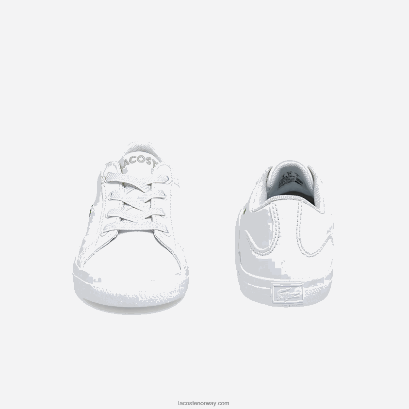 Lacoste Lerond syntetiske joggesko 4J4X0T2941 hvit 21g spedbarn