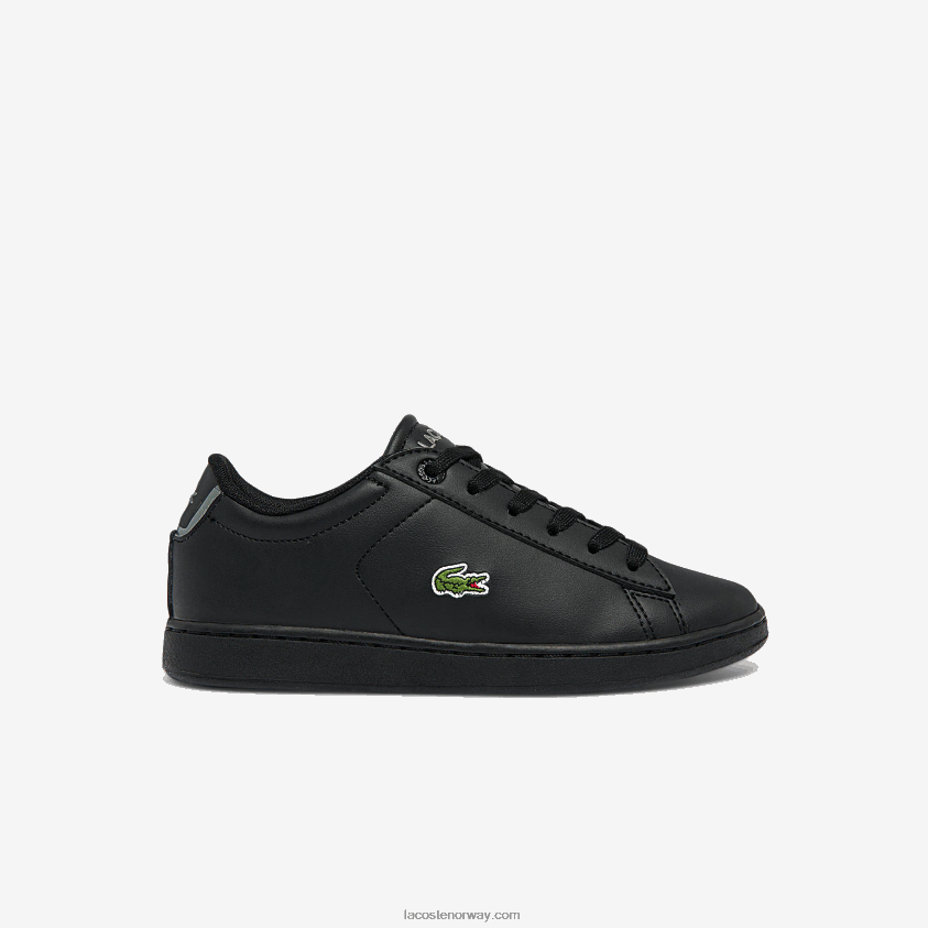 Lacoste carnaby evo bl syntetiske joggesko 4J4X0T3227 svart 02h barn