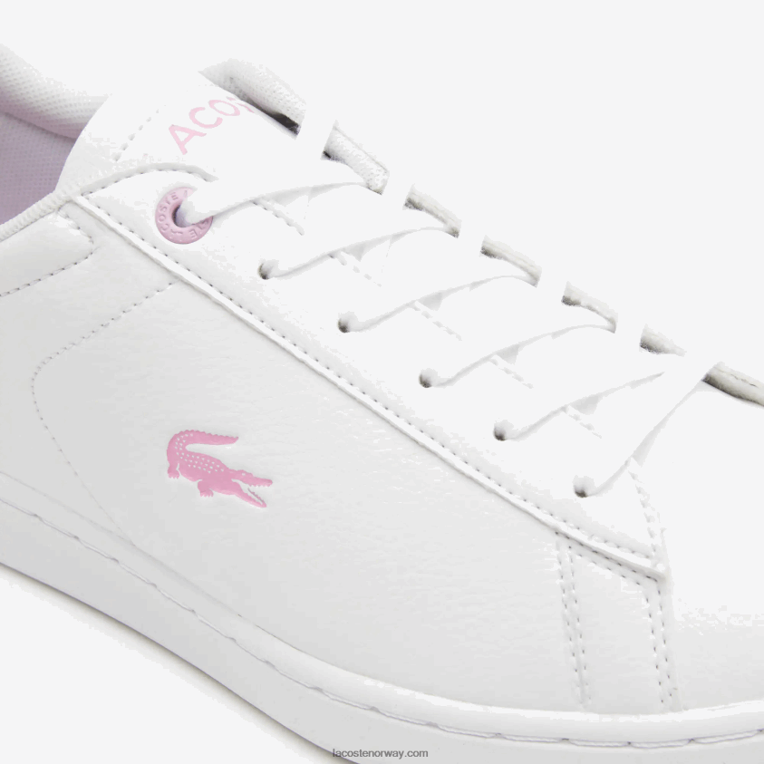 Lacoste Carnaby syntetiske joggesko 4J4X0T3316 hvit 21g juniorer