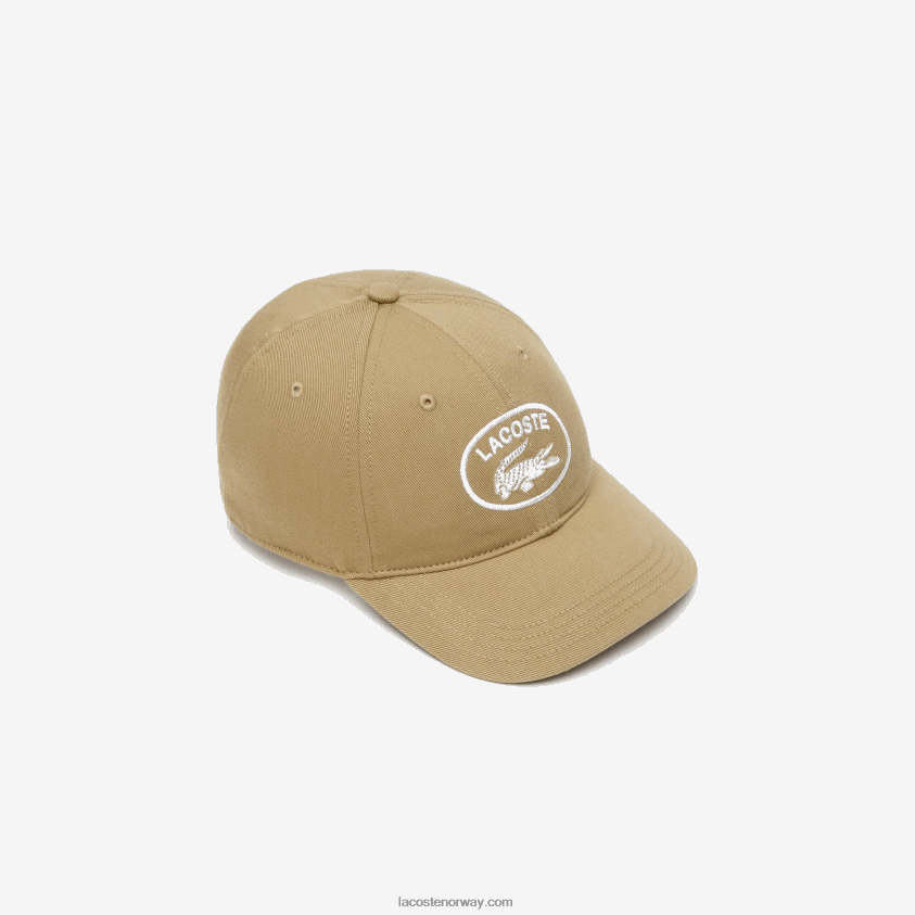 Lacoste kontrast eyelets justerbar cap 4J4X0T2167 beige cb8 barn