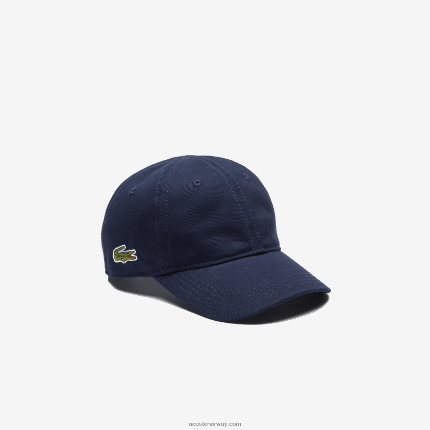 Lacoste solid gabardinhette 4J4X0T2278 marineblå 166 barn