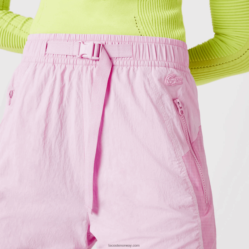 Lacoste joggebukser med nautisk trykk 4J4X0T2555 rosa z4h kvinner