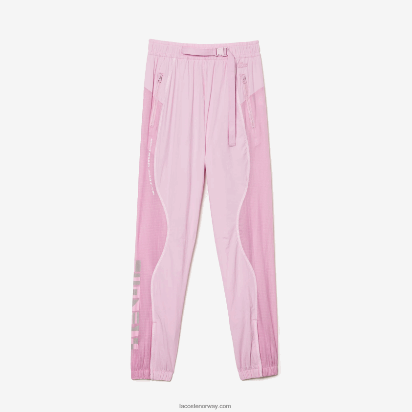 Lacoste joggebukser med nautisk trykk 4J4X0T2555 rosa z4h kvinner