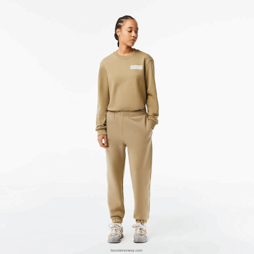 Lacoste joggere i blandet bomull 4J4X0T2412 beige cb8 kvinner