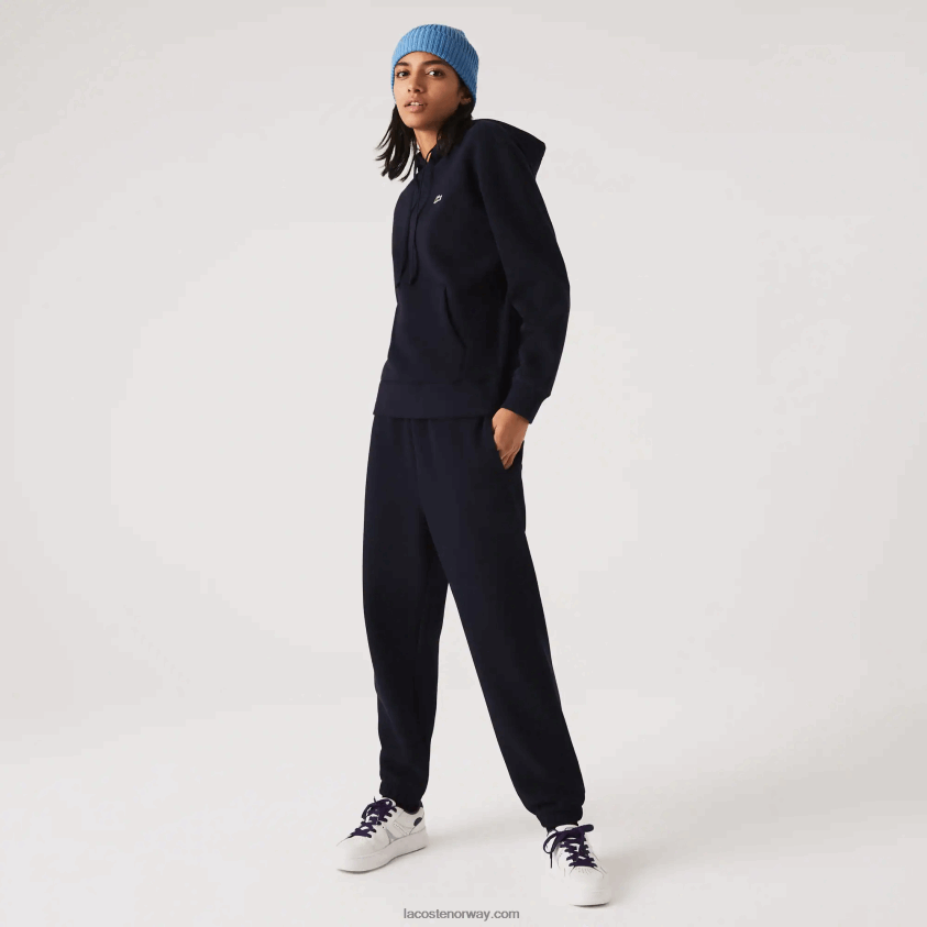 Lacoste joggere i blandet bomull 4J4X0T2413 marineblå 166 kvinner