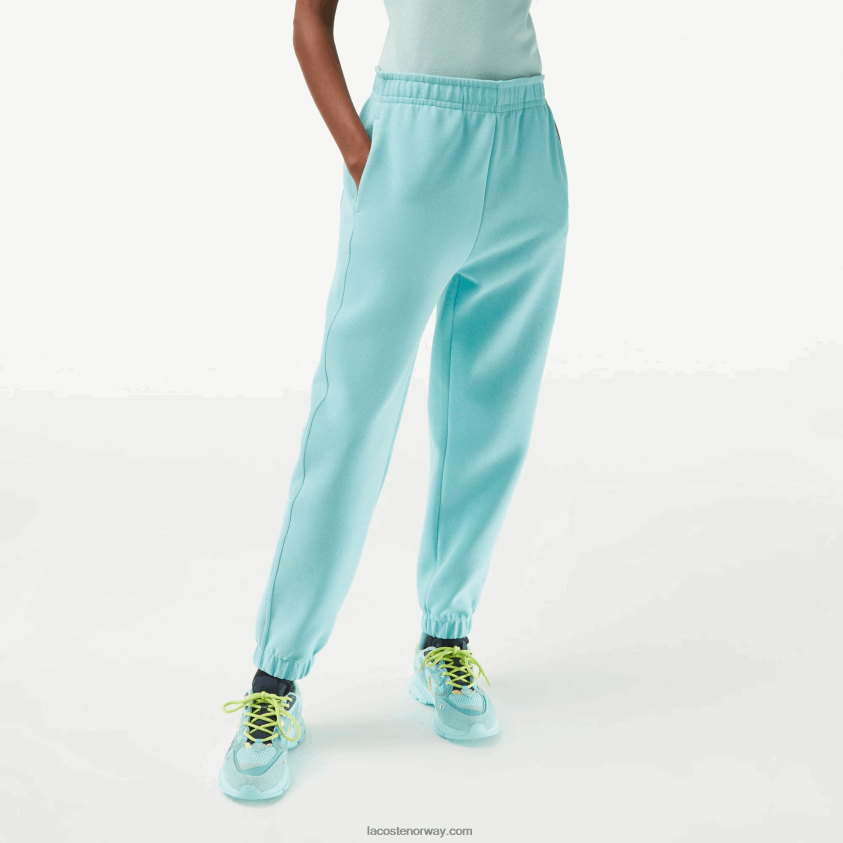 Lacoste joggere i blandet bomull 4J4X0T2415 turkis bvg kvinner