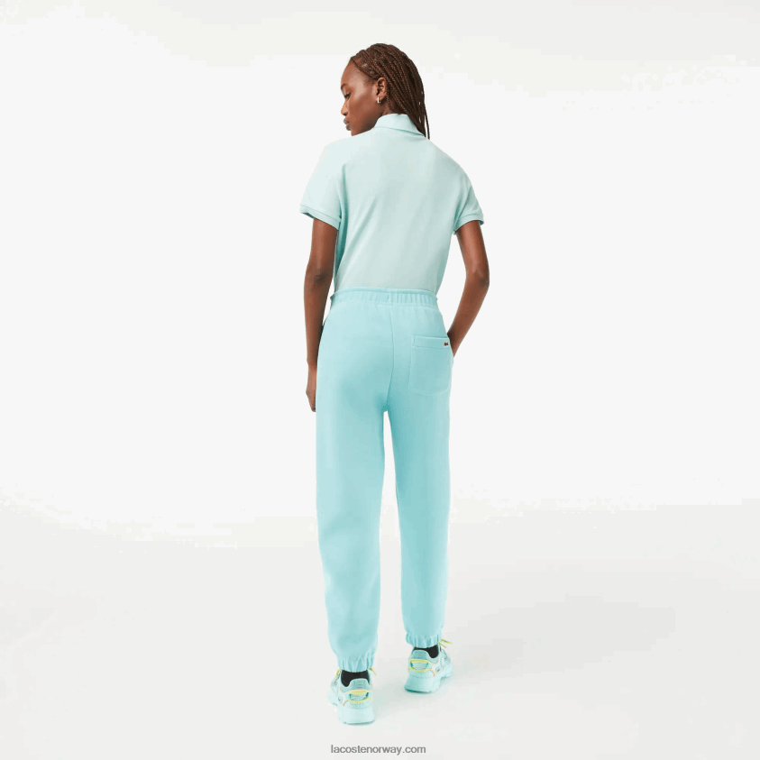 Lacoste joggere i blandet bomull 4J4X0T2415 turkis bvg kvinner