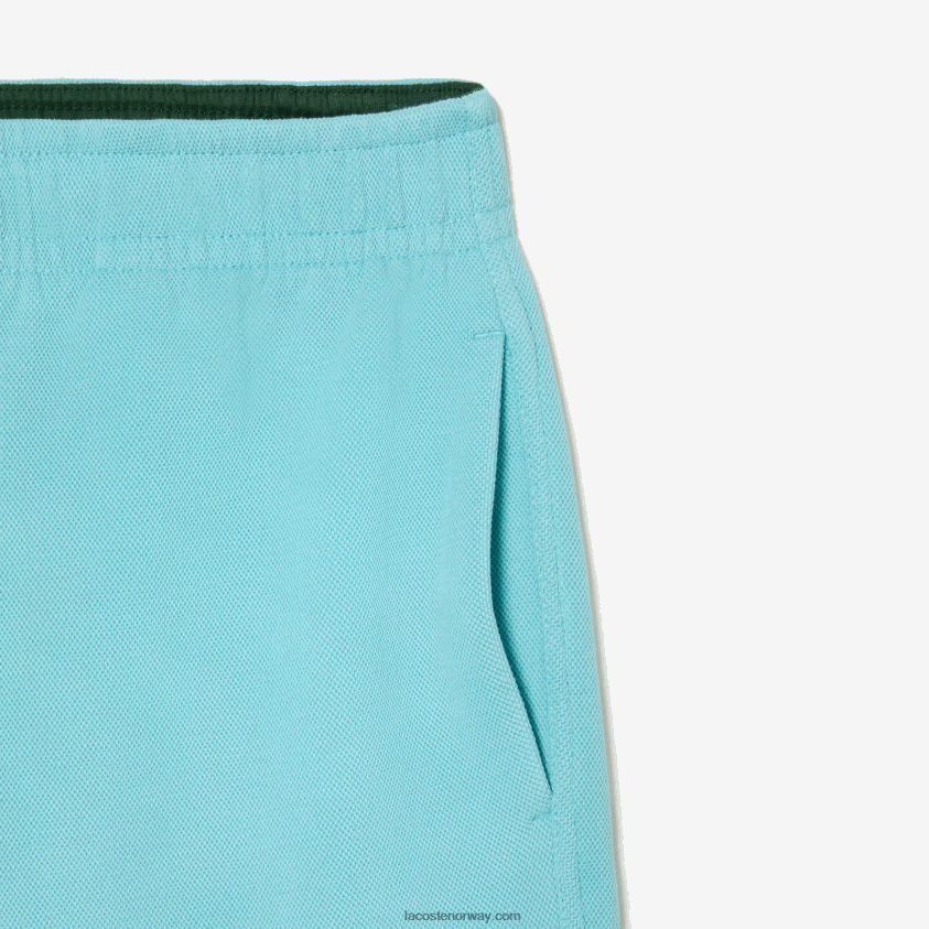 Lacoste joggere i blandet bomull 4J4X0T2415 turkis bvg kvinner