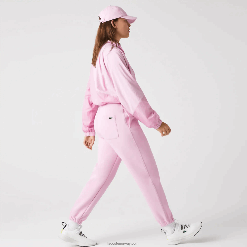 Lacoste joggere i blandet bomull 4J4X0T2538 rosa z4h kvinner