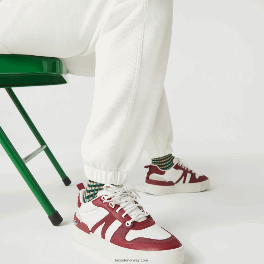 Lacoste joggere i blandet bomull 4J4X0T2551 hvit 70v kvinner