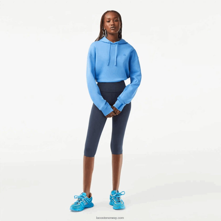 Lacoste sport ensfargede leggings 4J4X0T2425 blå kxe kvinner