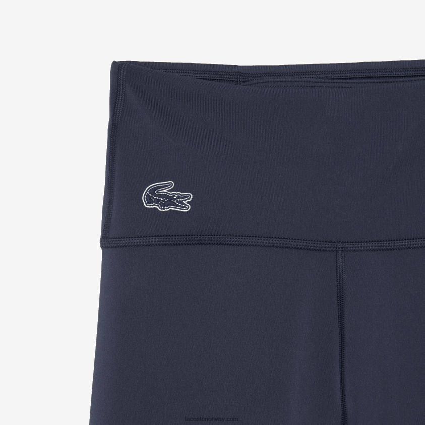 Lacoste sport ensfargede leggings 4J4X0T2425 blå kxe kvinner