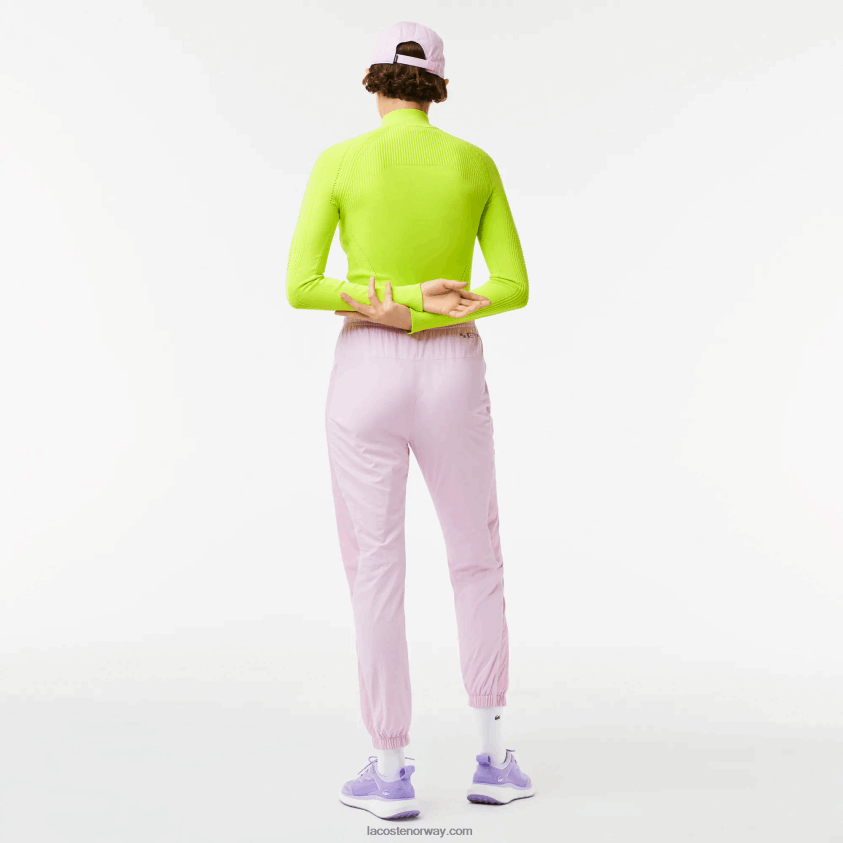 Lacoste genser med glidelås 4J4X0T2645 gul 90v kvinner