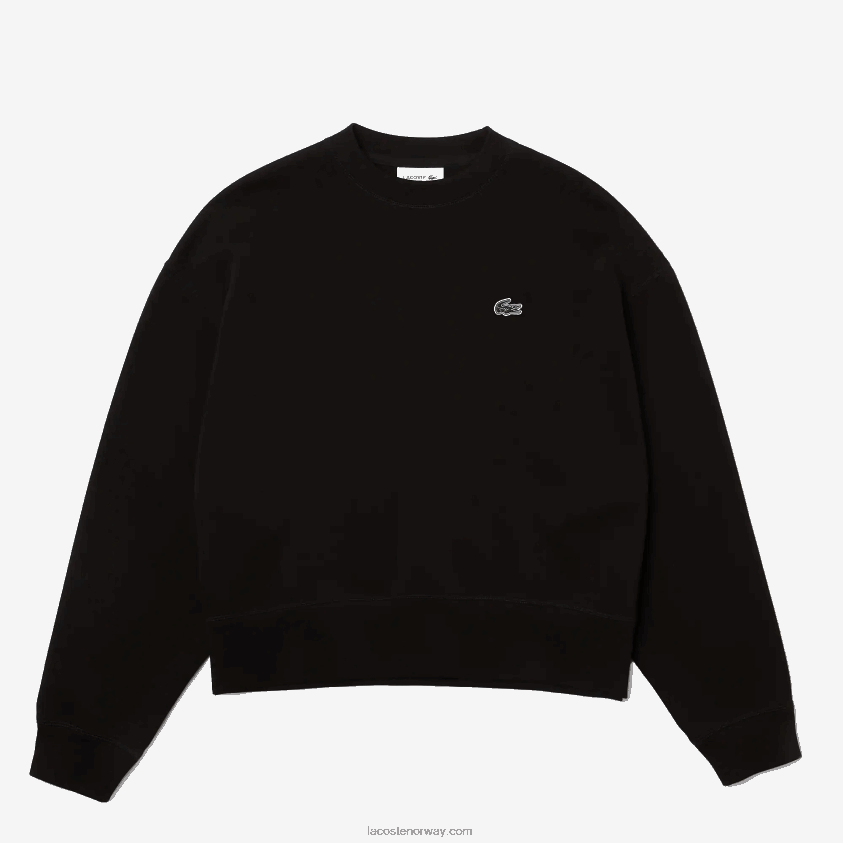 Lacoste genser med logo bak 4J4X0T2391 svart 031 kvinner