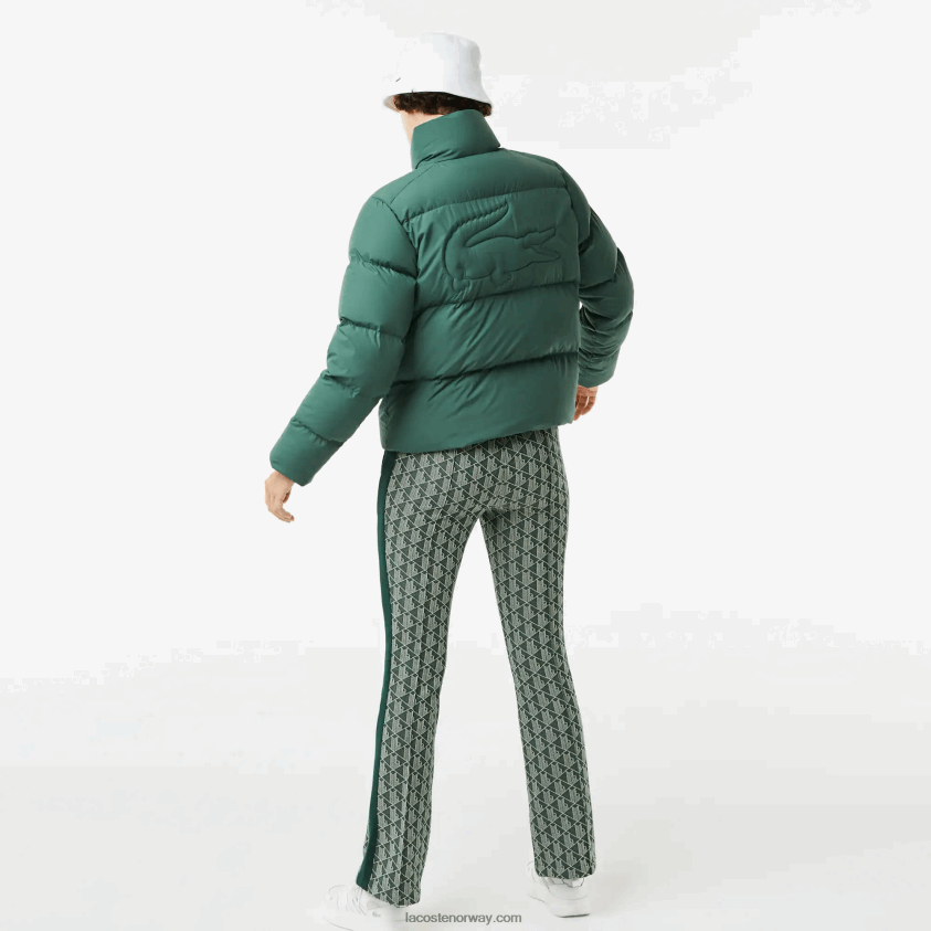 Lacoste sammenleggbar, vattert jakke 4J4X0T2615 grønn 5hx kvinner