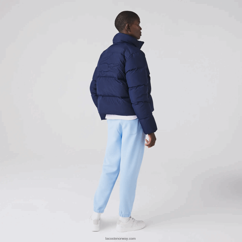 Lacoste sammenleggbar, vattert jakke 4J4X0T2616 marineblå 166 kvinner