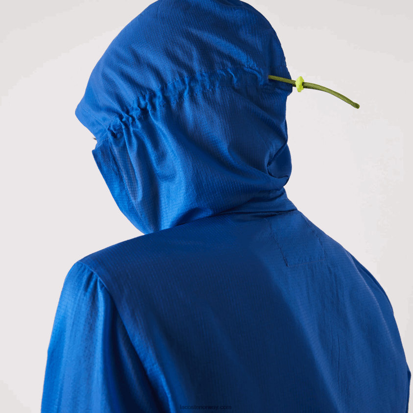 Lacoste vannavstøtende sportsjakke 4J4X0T2618 blå k1q kvinner