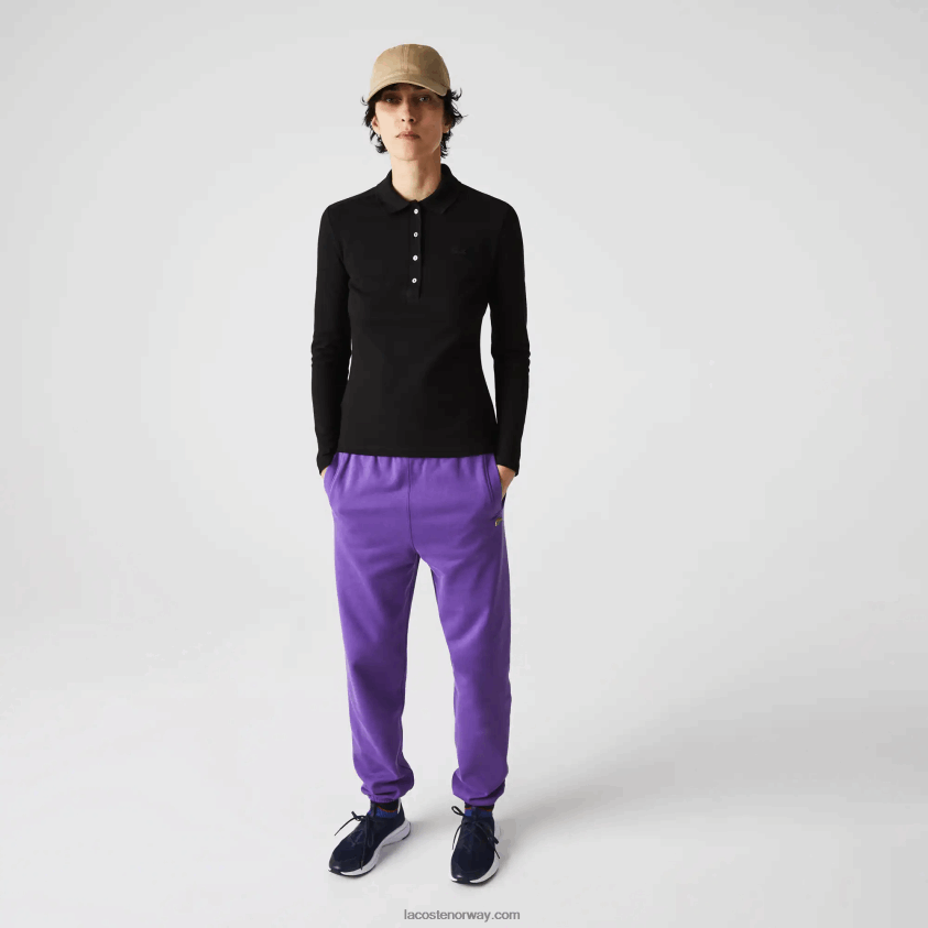 Lacoste slim fit stretch pique polo 4J4X0T2478 svart 031 kvinner