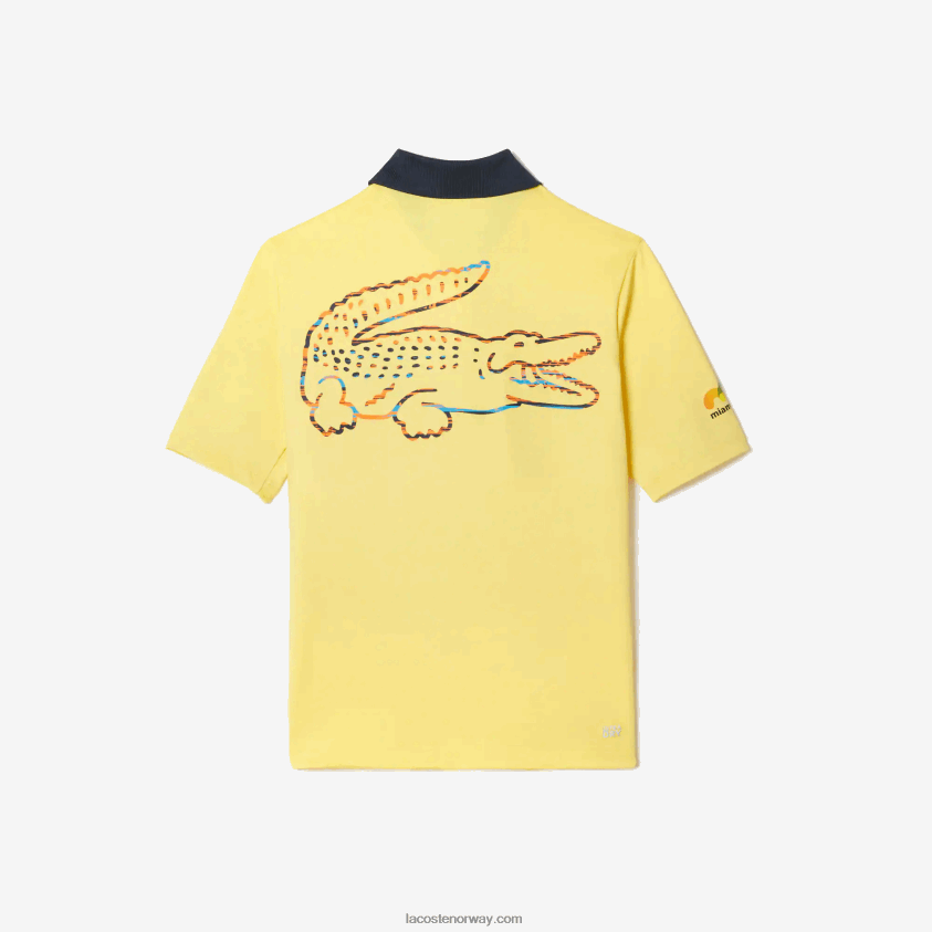 Lacoste sport miami open edition polo 4J4X0T2373 gul 107 kvinner