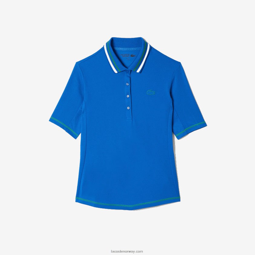Lacoste tennis ultratørr piképolo 4J4X0T2367 blå kxb kvinner