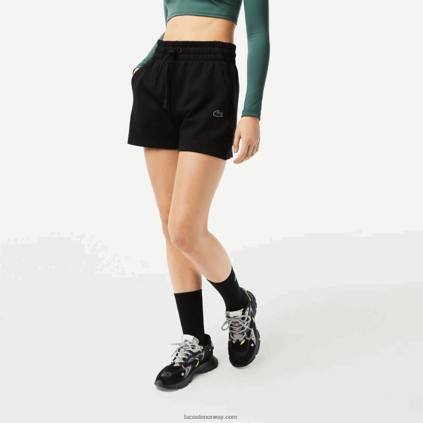 Lacoste vanlig shorts 4J4X0T2446 svart 031 kvinner