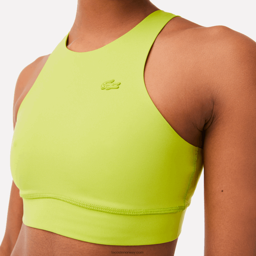 Lacoste sømløs sports-BH 4J4X0T2550 gul 90v kvinner
