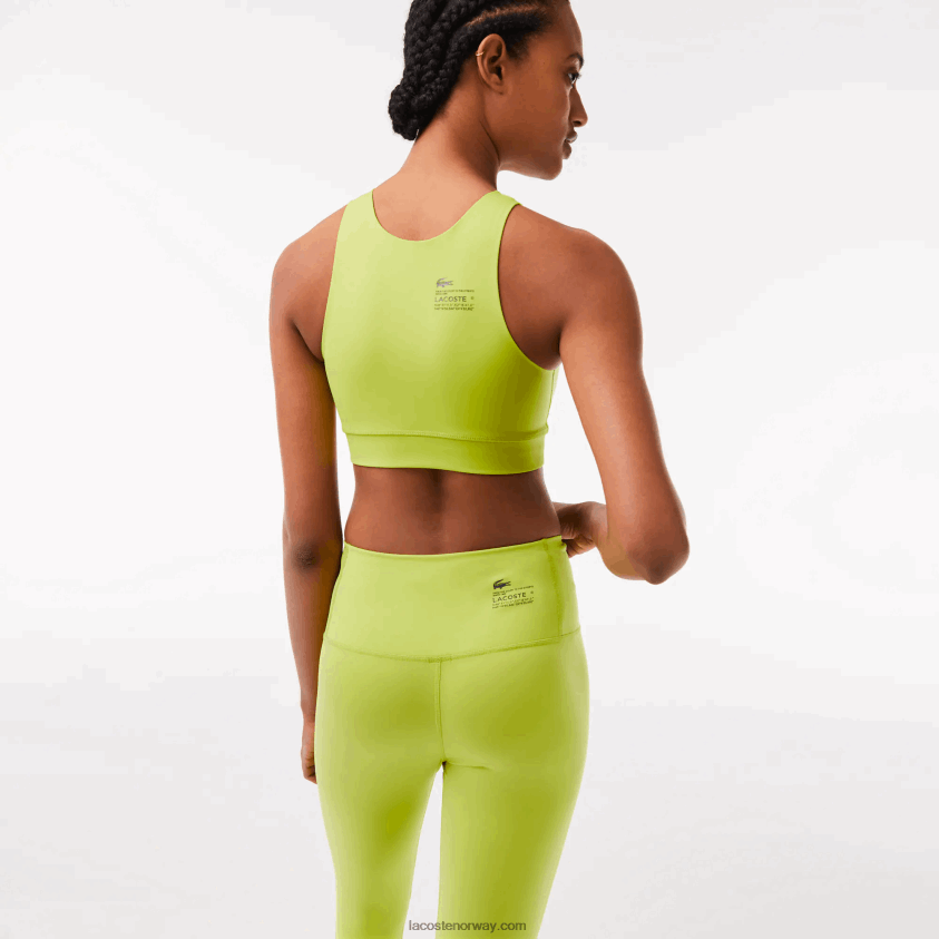 Lacoste sømløs sports-BH 4J4X0T2550 gul 90v kvinner