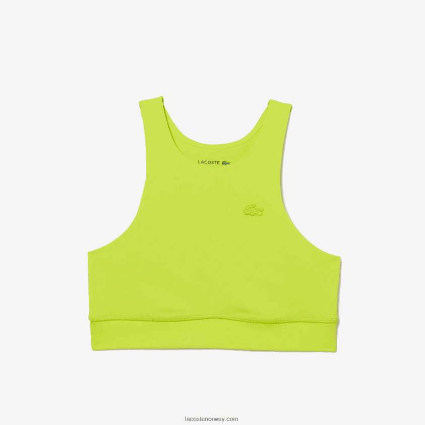 Lacoste sømløs sports-BH 4J4X0T2550 gul 90v kvinner