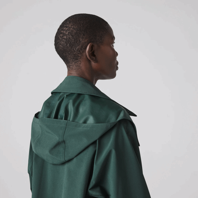 Lacoste overdimensjonert trenchcoat 4J4X0T2436 grønn r89 kvinner