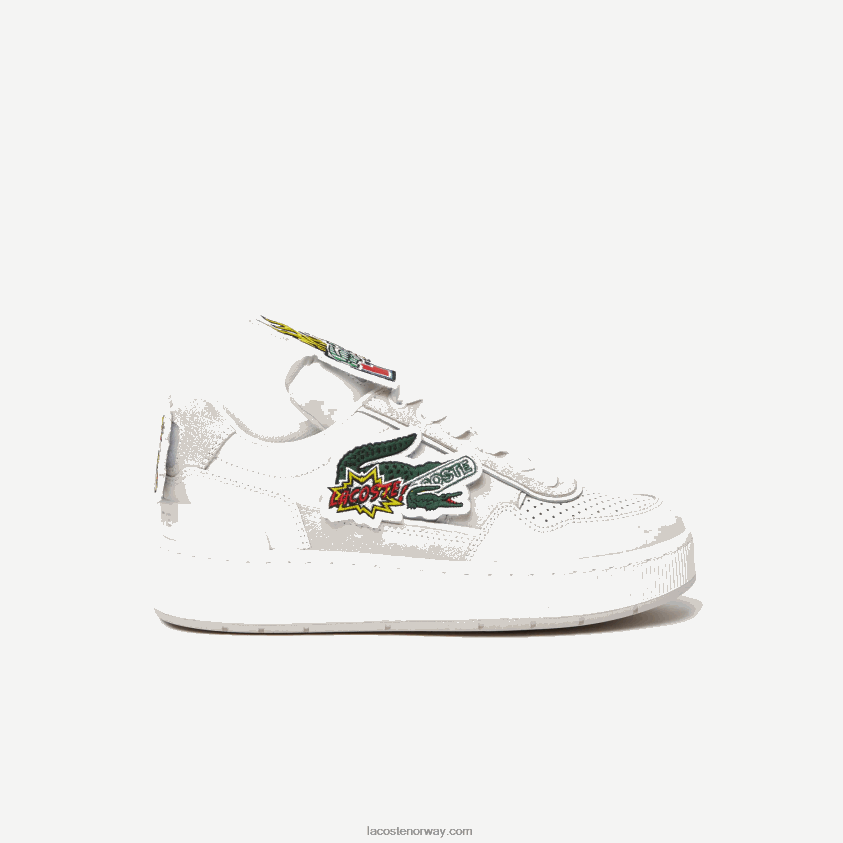 Lacoste ace clip skinn joggesko 4J4X0T2703 hvit 21g kvinner