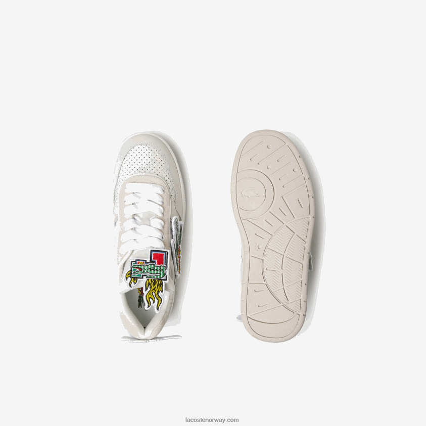 Lacoste ace clip skinn joggesko 4J4X0T2703 hvit 21g kvinner