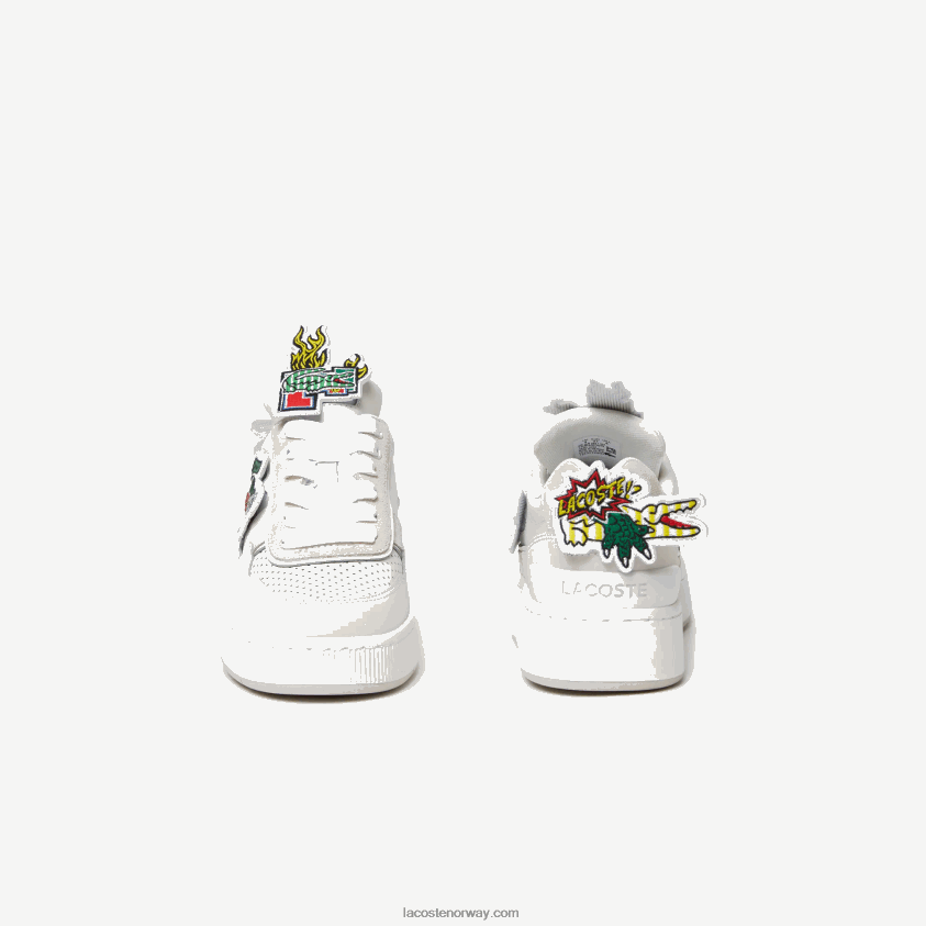 Lacoste ace clip skinn joggesko 4J4X0T2703 hvit 21g kvinner